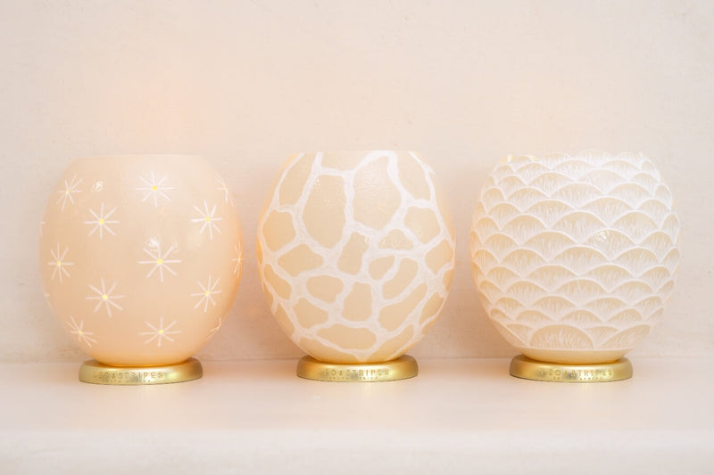 The Stars Ostrich Egg Tealight Holder from Leo & Stripes