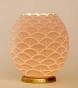 The Flower Ostrich Egg Tealight Holder from Leo & Stripes