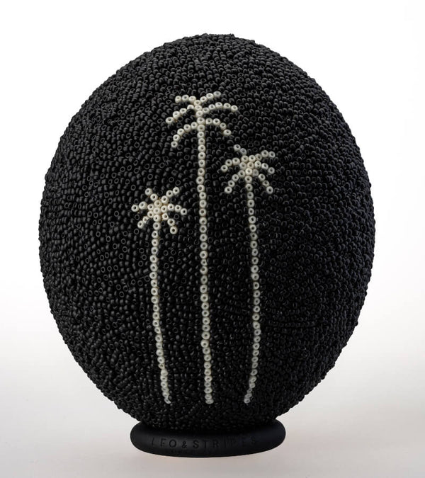 THE OASIS (black) - Beaded Ornament