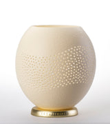 The Big Milkyway Ostrich Egg Tealight Holder from Leo & Stripes