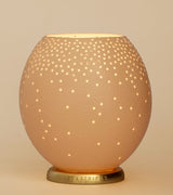 The Big Nightfall Ostrich Egg Tealight Holder from Leo & Stripes